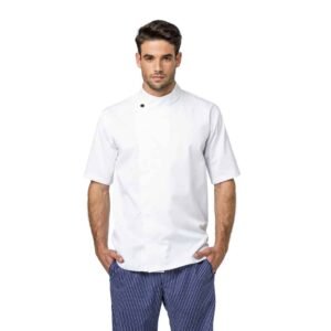 Chef uniform with short sleeves